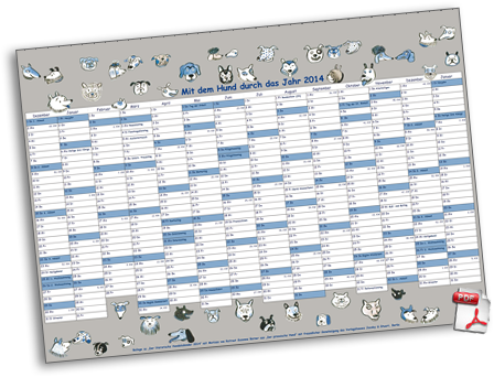 Jahreswandkalender 2014